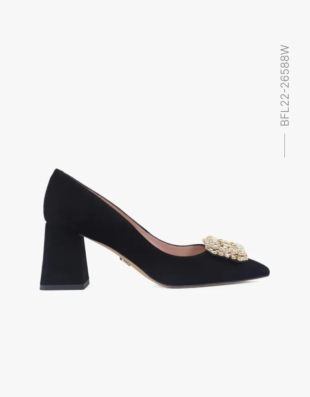 BFL 22-26588 W BLACK/SUEDE