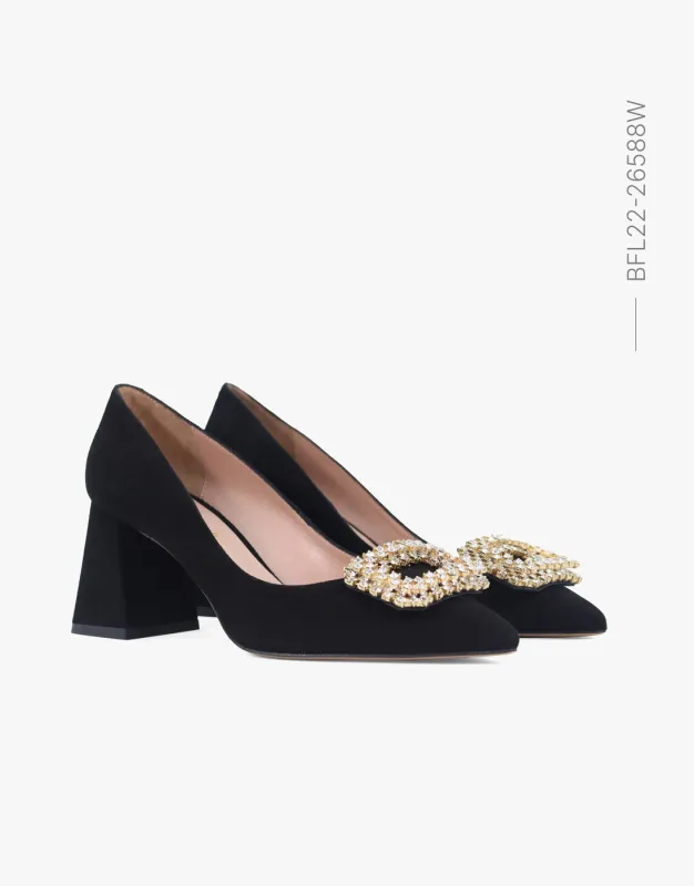 BFL 22-26588 W BLACK/SUEDE