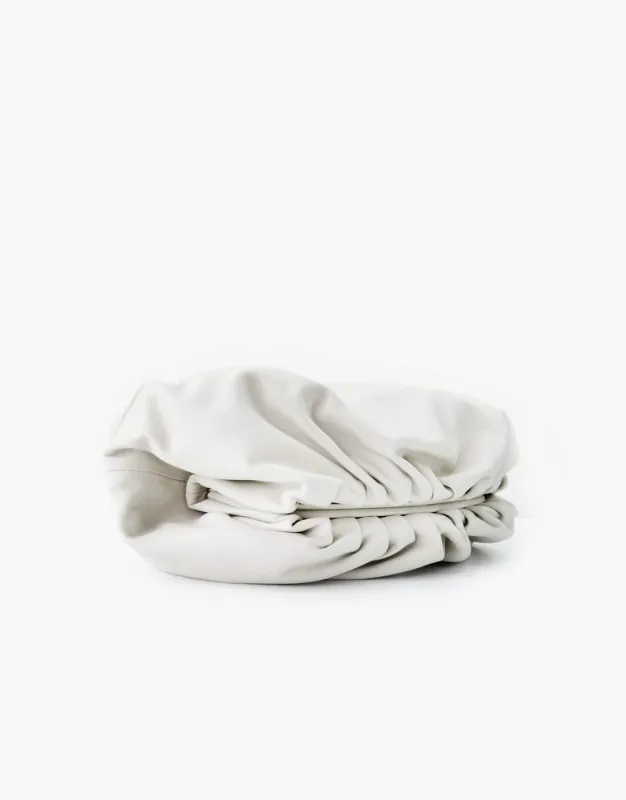 Leather Pouch Clutch Bag