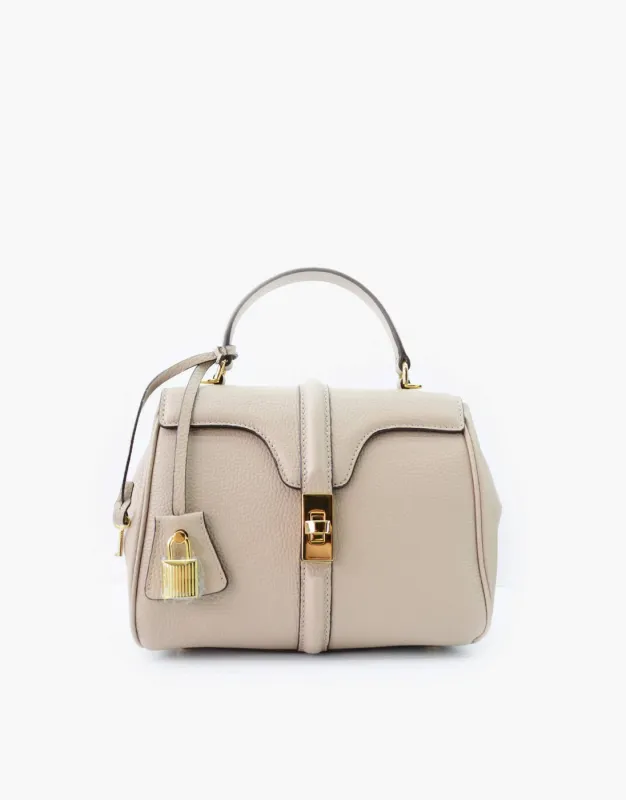 Leather Hand Bag / Long Cross Body