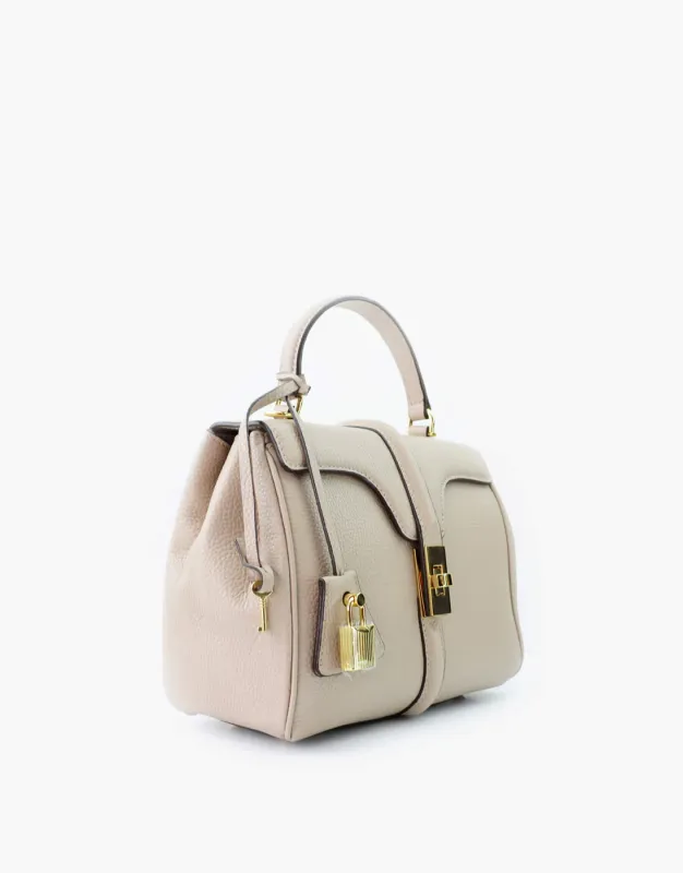 Leather Hand Bag / Long Cross Body