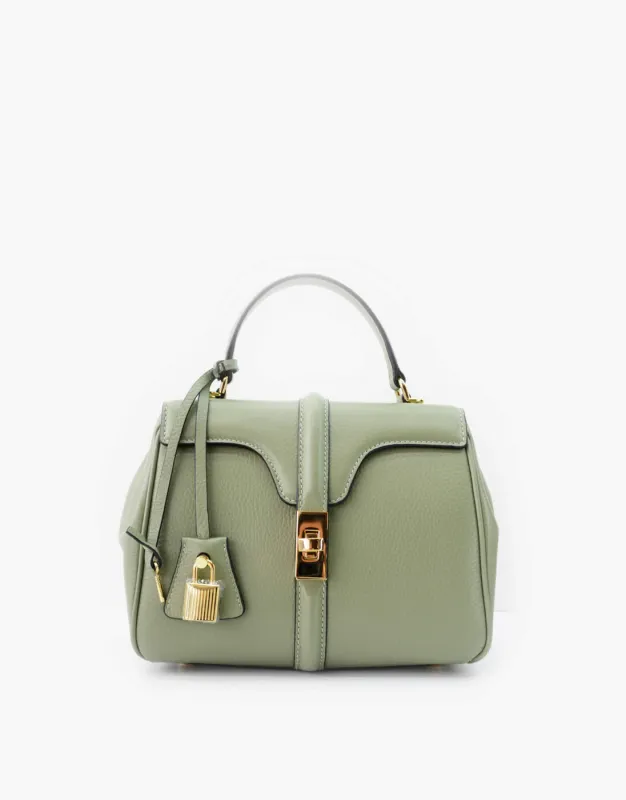 Leather Hand Bag / Long Cross Body