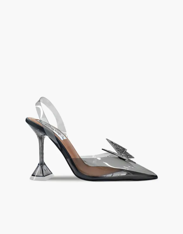 Vinyl Sandals with Methacrylate Heels