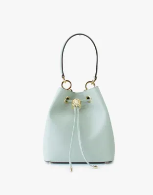 Leather Small Bucket Hand Bag