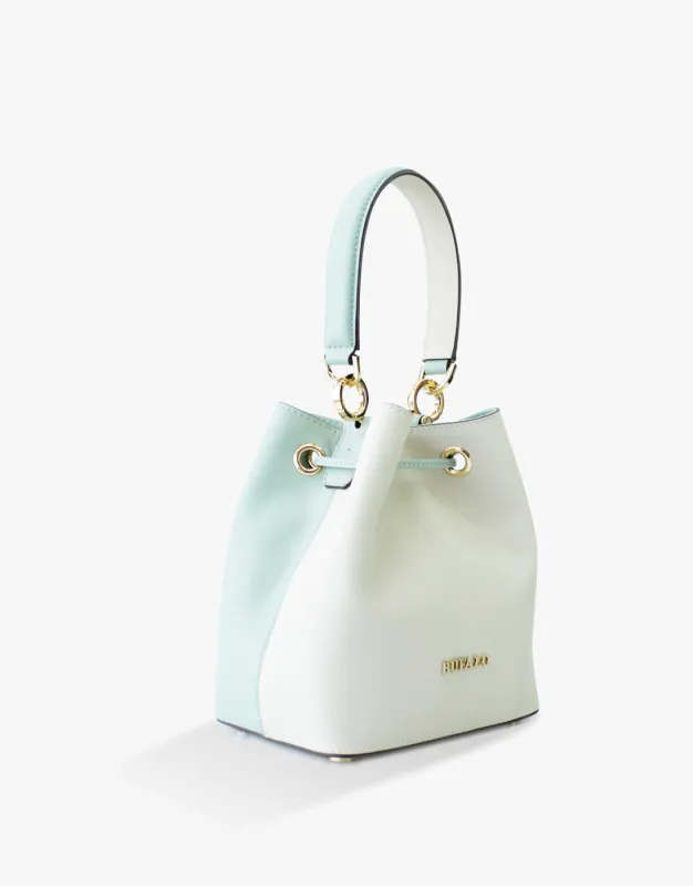 Leather Small Bucket Hand Bag