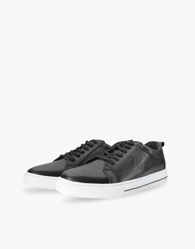 Bufalo Leather Lace-Up Sneakers
